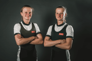 Ruder Zwillinge Marion und Johanna Reichardt. Quelle: SC DHfK