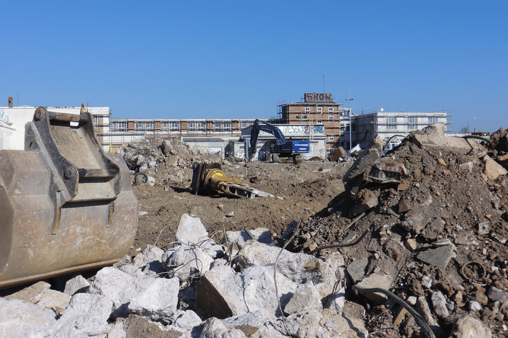 Abbruch Ost - hier in Leipzig-West. Foto: Marko Hofmann