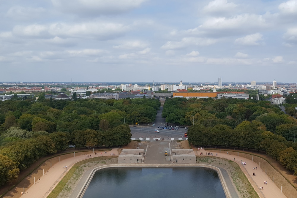 Blick auf Leipzig vom Völkerschlachtdenkmal aus. Foto: Marko Hofmann