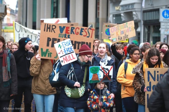 Fridays For Future demonstrieren in Leipzig. Foto: L-IZ