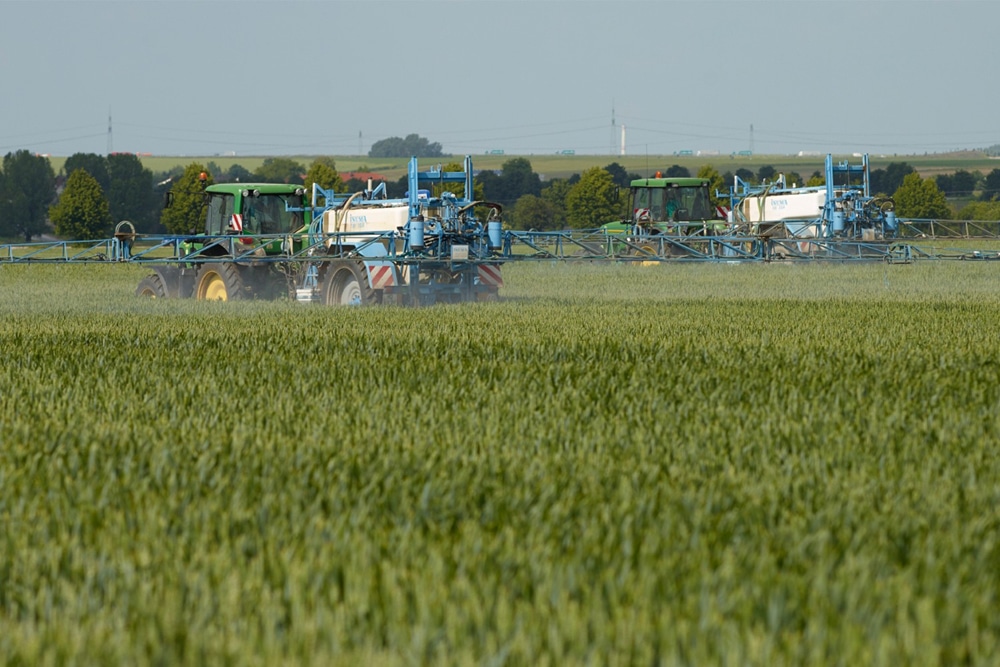 Ausbringung von Pflanzenschutzmitteln. Foto: André Künzelmann / UFZ