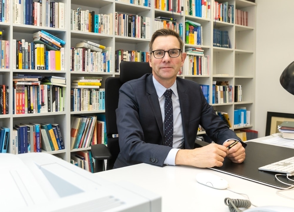 Prof. Dr. Gunther Schnabl Foto: Swen Reichhold/Universität Leipzig