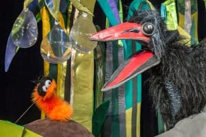 Die kleine Raupe im Gefühlssalat. Quelle: Stadtverwaltung Borna