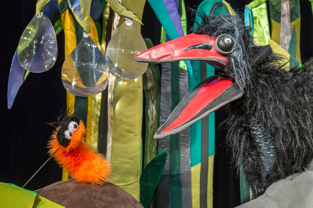 Die kleine Raupe im Gefühlssalat. Quelle: Stadtverwaltung Borna