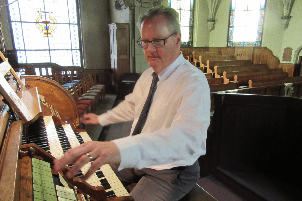 Billmeyer in der Michaeliskirche Leipzig. Quelle: Kirchenbezirk Leipzig