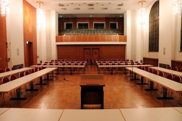 Der Festsaal neben dem Stadtratssaal. Ab Juni 2019 für mindestens ein Jahr das neue Zuhause des Stadtrates. Foto: L-IZ.de