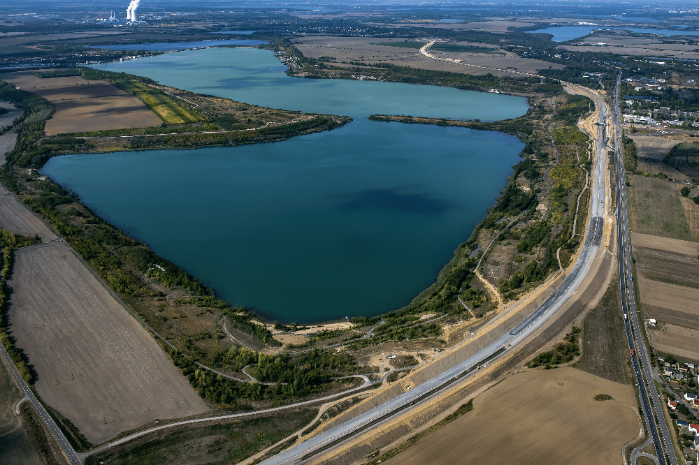 Hainer See und Haubitzer Bucht. © LMBV/Radke
