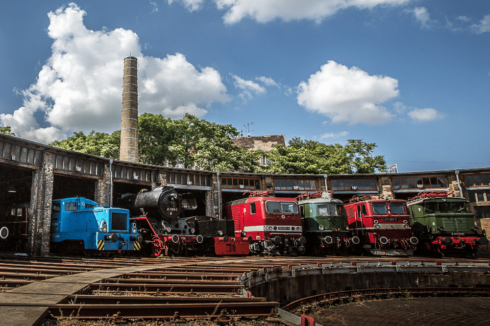 Historischer Lokschuppen im DB Museum Halle (Saale). Foto: DB Museum / Mike Beims