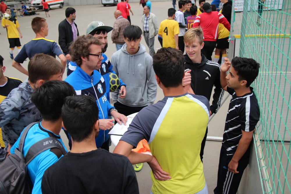 Philipp Bludovsky, Vorstand beim FC Blau Weiß. Foto: FC Blau Weiß Leipzig/Archiv