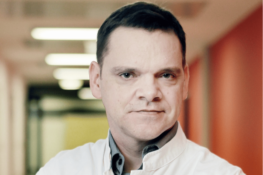 Prof. Holger Stepan, Direktor der Abteilung Geburtsmedizin am UKL, sorgt sich um den Erhalt der Hebammenausbildung in Leipzig. Ein Wegfall hätte "dramatische Folgen". Foto: Stefan Straube / UKL