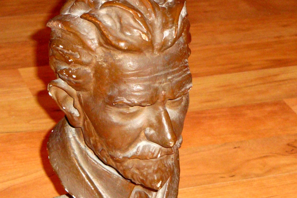August Bebel als Büste. Foto: Gernot Borriss