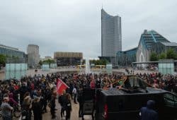 27. Mai 2019: Beginn der Demo am Augustusplatz. Foto: Lucas Böhme