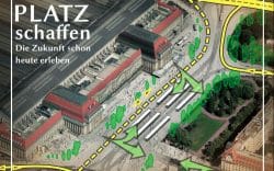 Die Vision des ADFC Leipzig zum Bahnhofsvorplatz. Bild: ADFC Leipzig