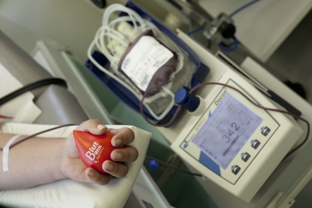 Am 14. Juni ist Weltblutspendetag. Foto: Stefan Straube / UKL