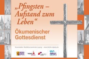 Banner Stadtfestgottesdienst. Quelle: Kirchenbezirk Leipzig
