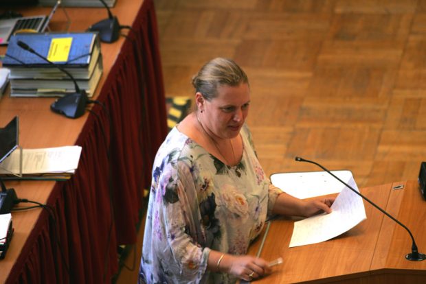 Petra Cagalj Sejdi (Grüne) wies auf die besondere Thematik beim Antiromaismus hin. Foto: L-IZ.de