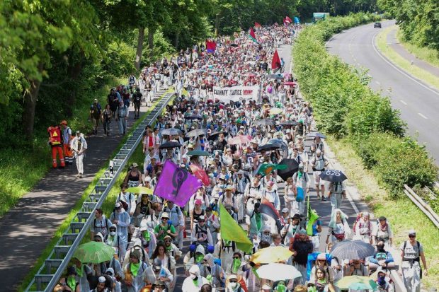 40.000 junge Menschen am 21. Juni in Aachen f&uuml;r den Kohleausstieg. Quelle: Ende Gel&auml;nde