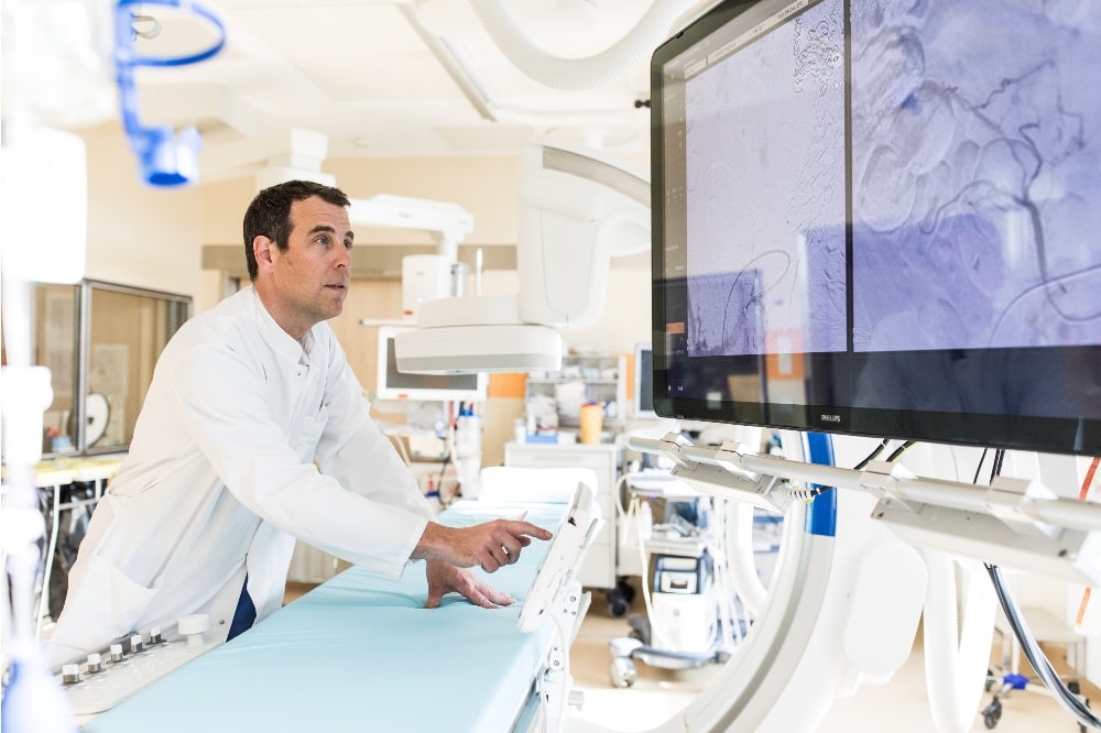 Interventionelle Radiologie, Dr. Michael Moche. Foto: Christian Hüller