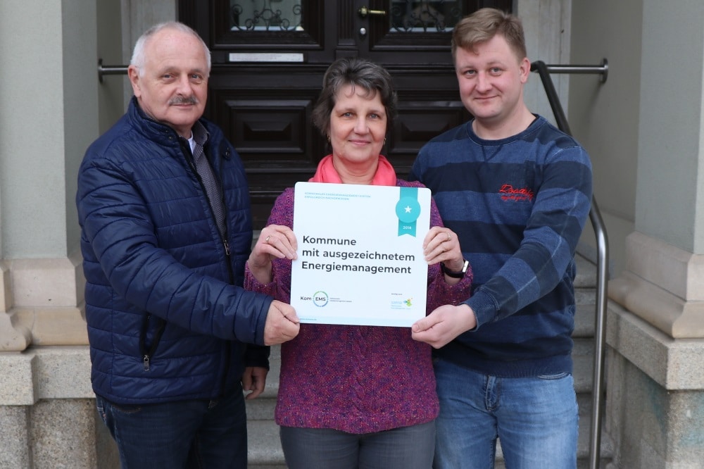 Auszeichnung für ausgezeichnetes Energiemanagement. Quelle: SAENA GmbH