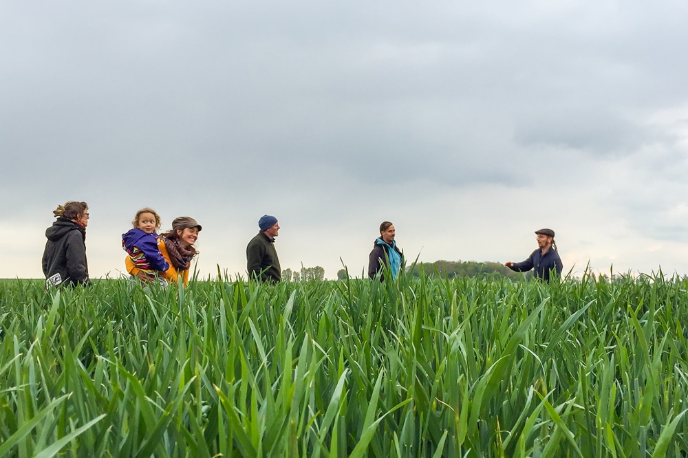 Das Kollektiv Ackerilla beim Videodreh für die Crowd-Invest-Kampagne, die am 7. Juni 2019 startet. Foto: Mona Knorr