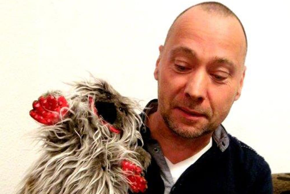 Michael Oertel mit Helfe-Elfe. Foto: Michael Oertel