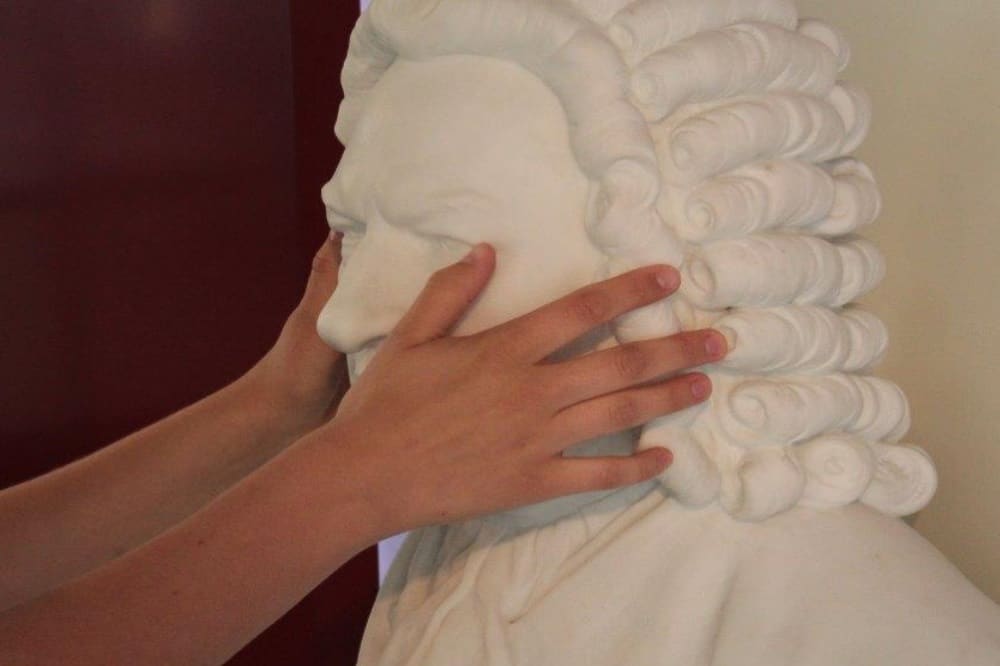 Bach-Museum Leipzig, Führung mit Berührung. Foto: Norma Strunden