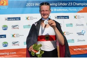 Johanna Reichardt ist Vizeweltmeisterin im U23 Leichtgewichts-Einer. Foto: Deutscher Ruderverband / Detlev Seyb