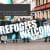 #Sogehtsächsisch 2019: Abschiebungen, Inhumanität und Gehorsam auf Befehl. Protstdemo vom 10. Juli 2019 an der Hildgardstraße. Foto: Michael Freitag