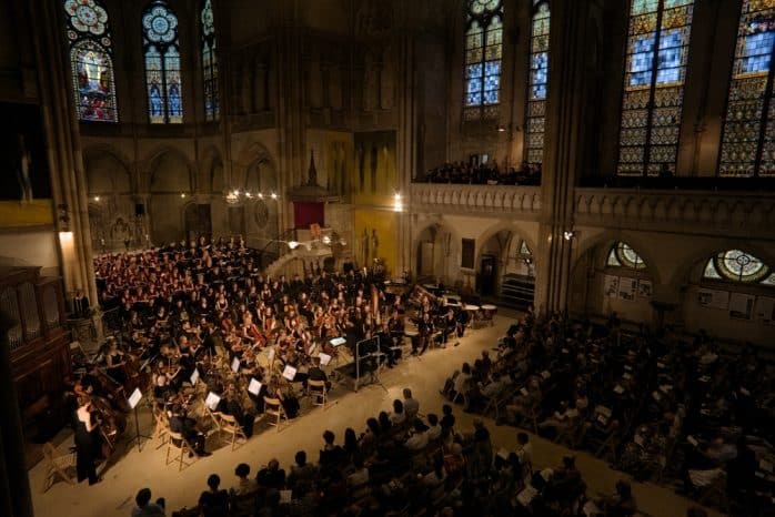 War Requiem der Leipziger Universit&auml;tsmusik in der Peterskirche. Foto: Alexander B&ouml;hm