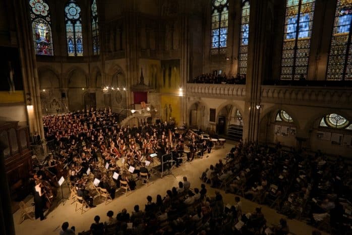 War Requiem der Leipziger Universitätsmusik in der Peterskirche. Foto: Alexander Böhm