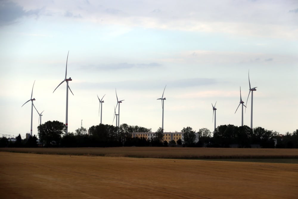 Windenergie in Sachsen. Foto: L-IZ.de