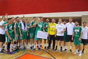 Der SC DHfK Leipzig ist Sachsen-Cup-Sieger 2019. Foto: Jan Kaefer