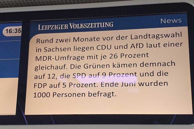 Unveränderte Meldung am Nachmittag. Foto: Karl-Katja Krach