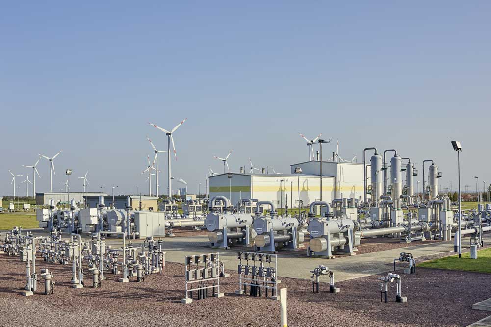 Gasspeicher der VNG in Bad Lauchstädt. Foto: VNG / Torsten Proß