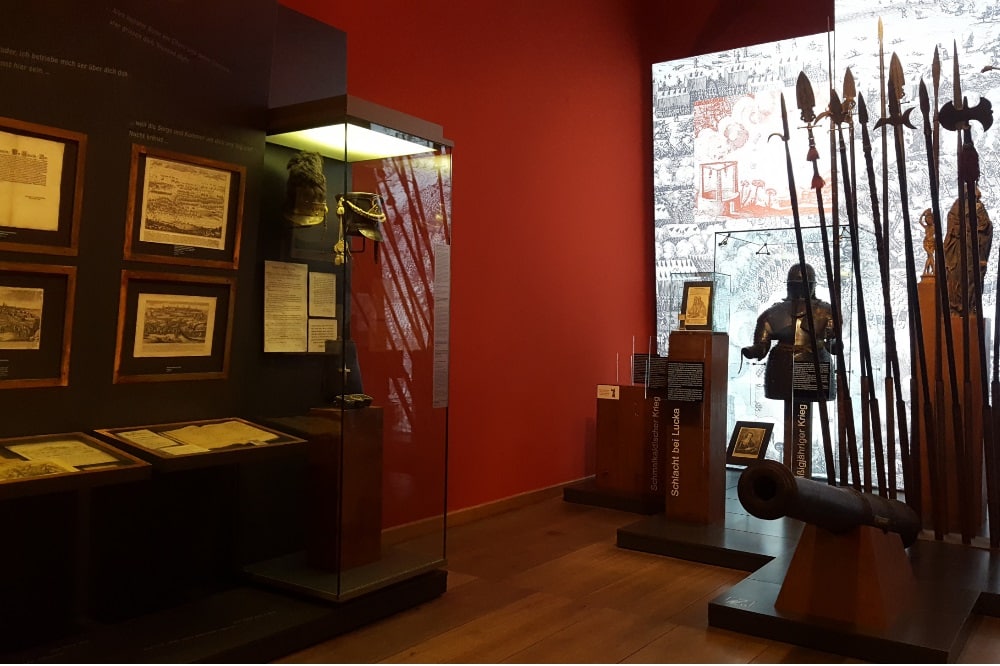 Ausstellungsteil Krieg und Frieden im Alten Rathaus. Foto: SGM