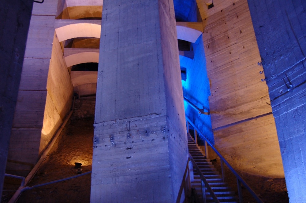 Foto vom Fundamentbereich des Völkerschlachtdenkmals , "Foto: SGM"