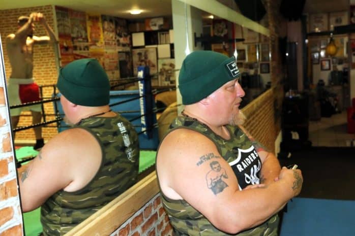 Matthias Eichler mit wachem Auge auf das Training. Foto: Michael Freitag