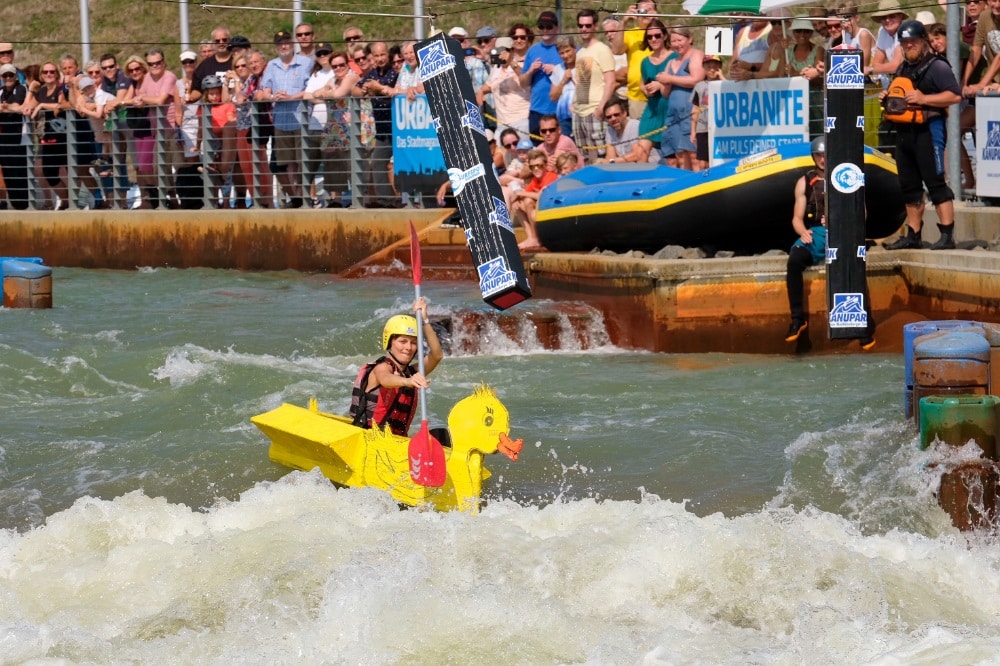 Mighty Ducks of Oberwiera. Quelle: Kanupark Markkleeberg