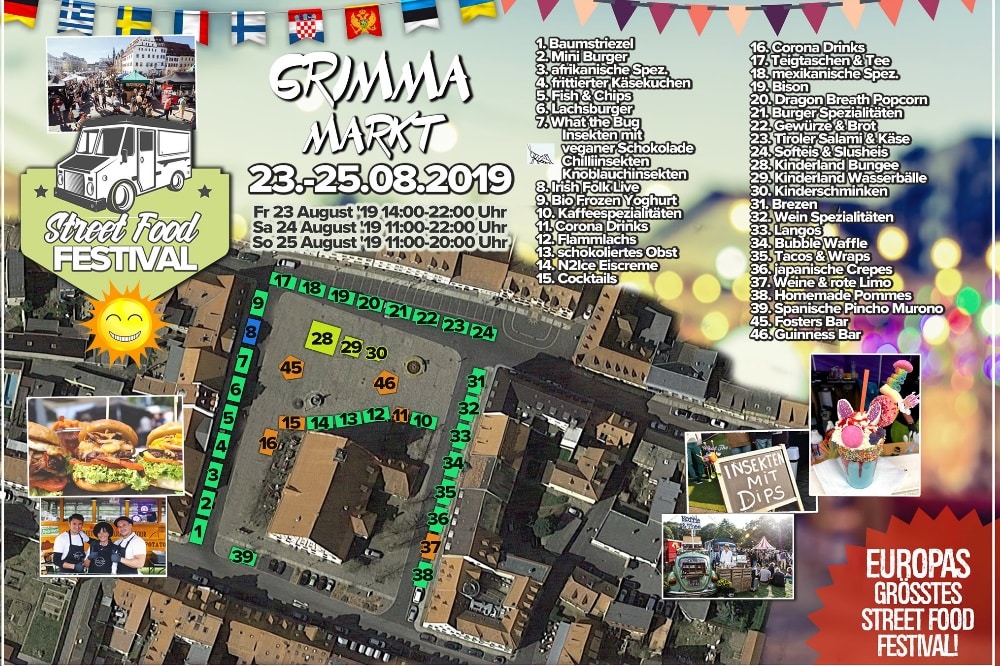 Streetfood 2019. Quelle: Stadt Grimma