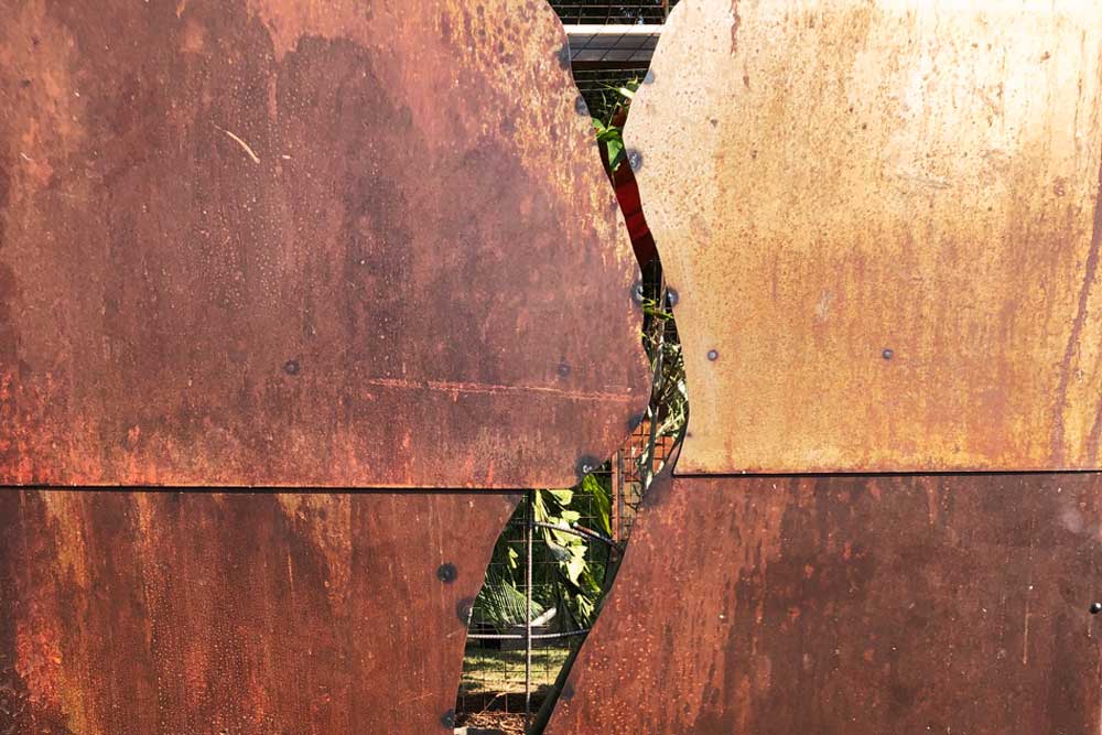 Detail des Kubus „Expedition 4x6“. Foto: Axel Kunz