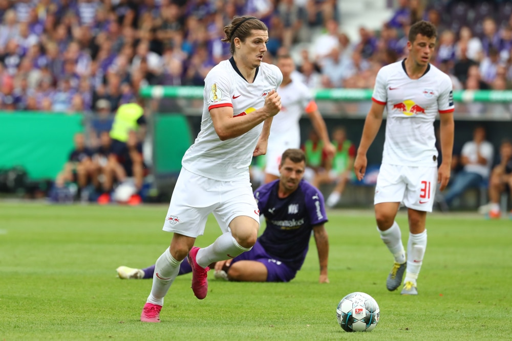 Doppeltorschütze Sabitzer in Aktion. Foto: Gepa Pictures