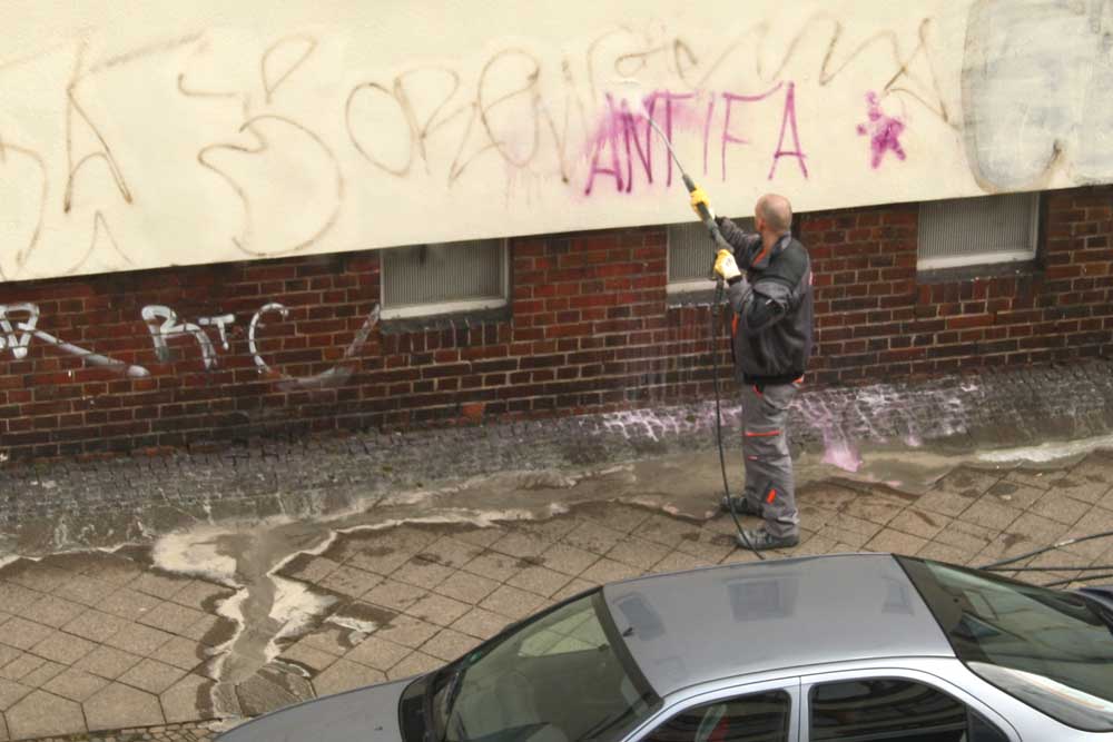Zwischenakt im Connewitzer Ping-Pong-Spiel. Foto: Ralf Julke