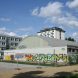 Die alte Sporthalle der 3. Grundschule an der Arthur-Hoffmann-Straße. Foto. Ralf Julke