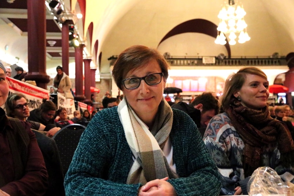 Beate Ehms am 19. Januar 2019 im Felsenkeller. Foto: LZ