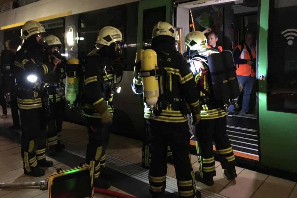 Notfallübung im Citytunnel Leipzig. Foto: Deutsche Bahn AG/Kerrin Dartsch