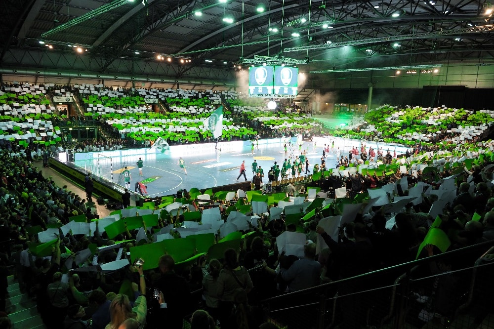 DHfK-Fans beim letzten Heimspiel gegen Magdeburg. Quelle: SC DHfK