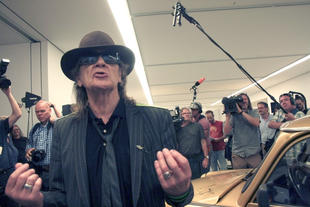 Udo Lindenberg stellt in Leipzig seine „Zwischentöne“ vor. Foto: Daniel Thalheim