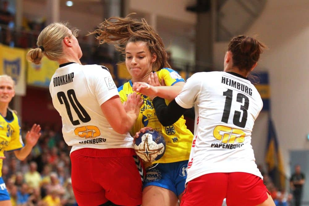 Kein Durchkommen hier für Emely Theilig. Foto: Jan Kaefer