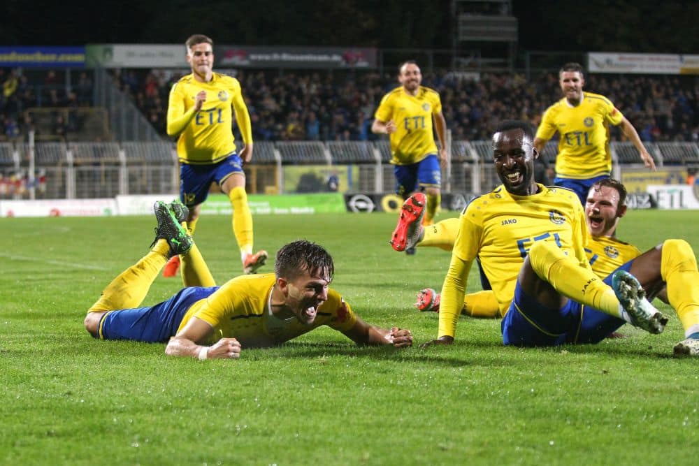 Viermal durfte Lok gegen Nordhausen jubeln. Foto: Jan Kaefer