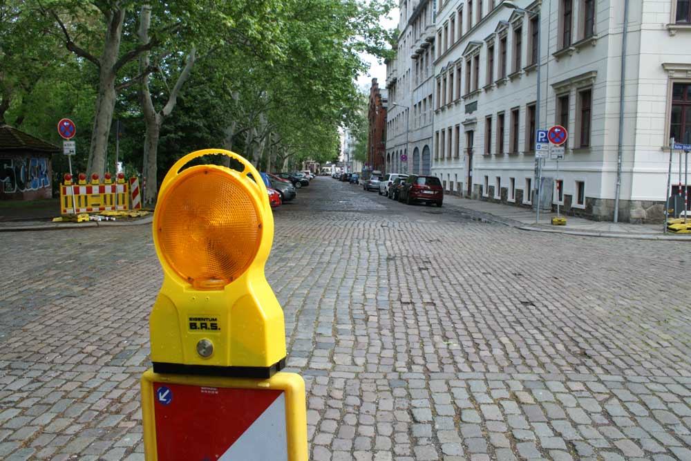 Die Kreuzung Floßplatz / Hohe Straße. Foto: Ralf Julke